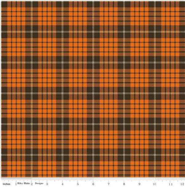 Awesome Autumn Plaid Print by Riley Blake Designs