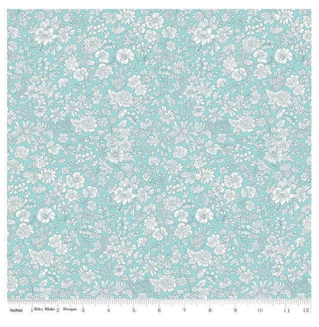 Emily Belle Turquoise Floral Print by Liberty of London