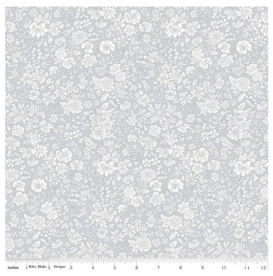 Shadow Gray Floral Print by Liberty of London