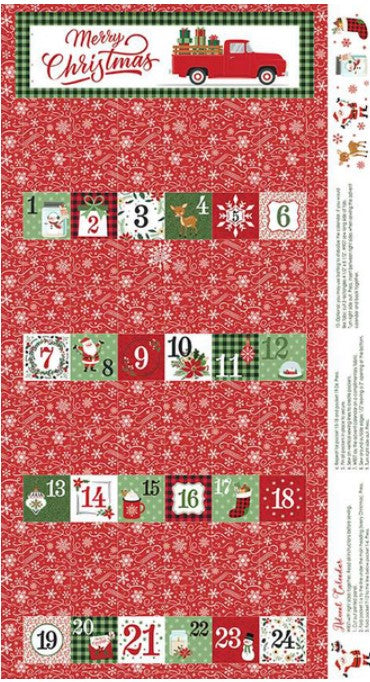 The Magic of Advent Fabric Panel by Riley Blake Designs