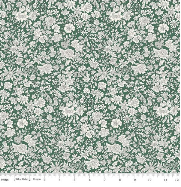 Emily Belle Evergreen Floral Print by Liberty of London