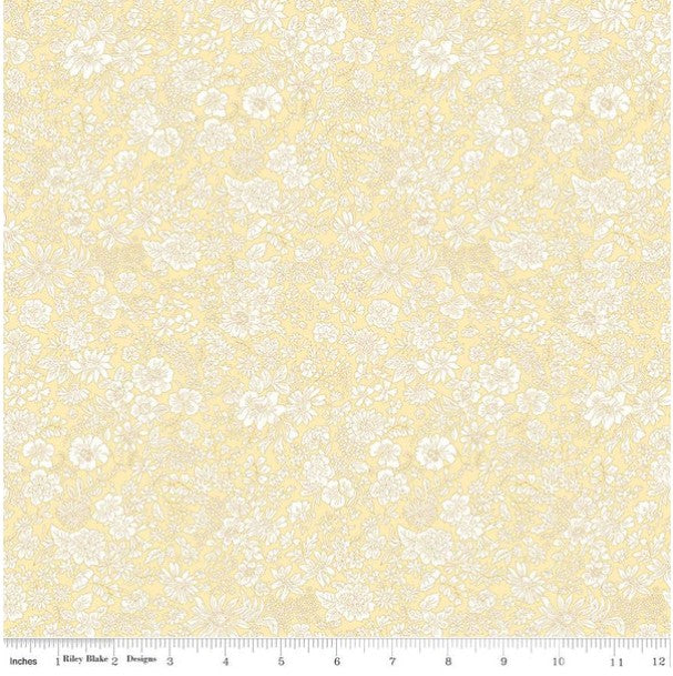 Emily Belle Magnolia Yellow Floral Print by Liberty of London